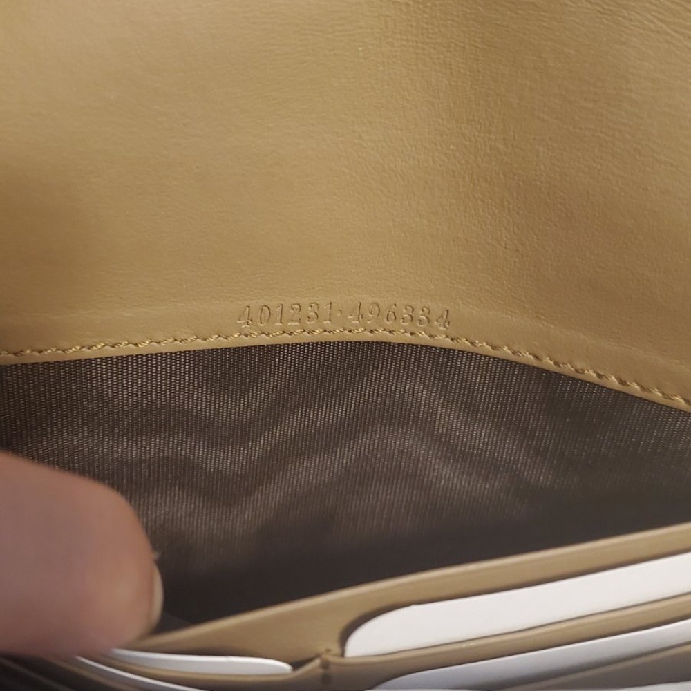 Gucci Beige GG Supreme Dionysus Small Shoulder Bag with Black Trim - Picture 3 of 6